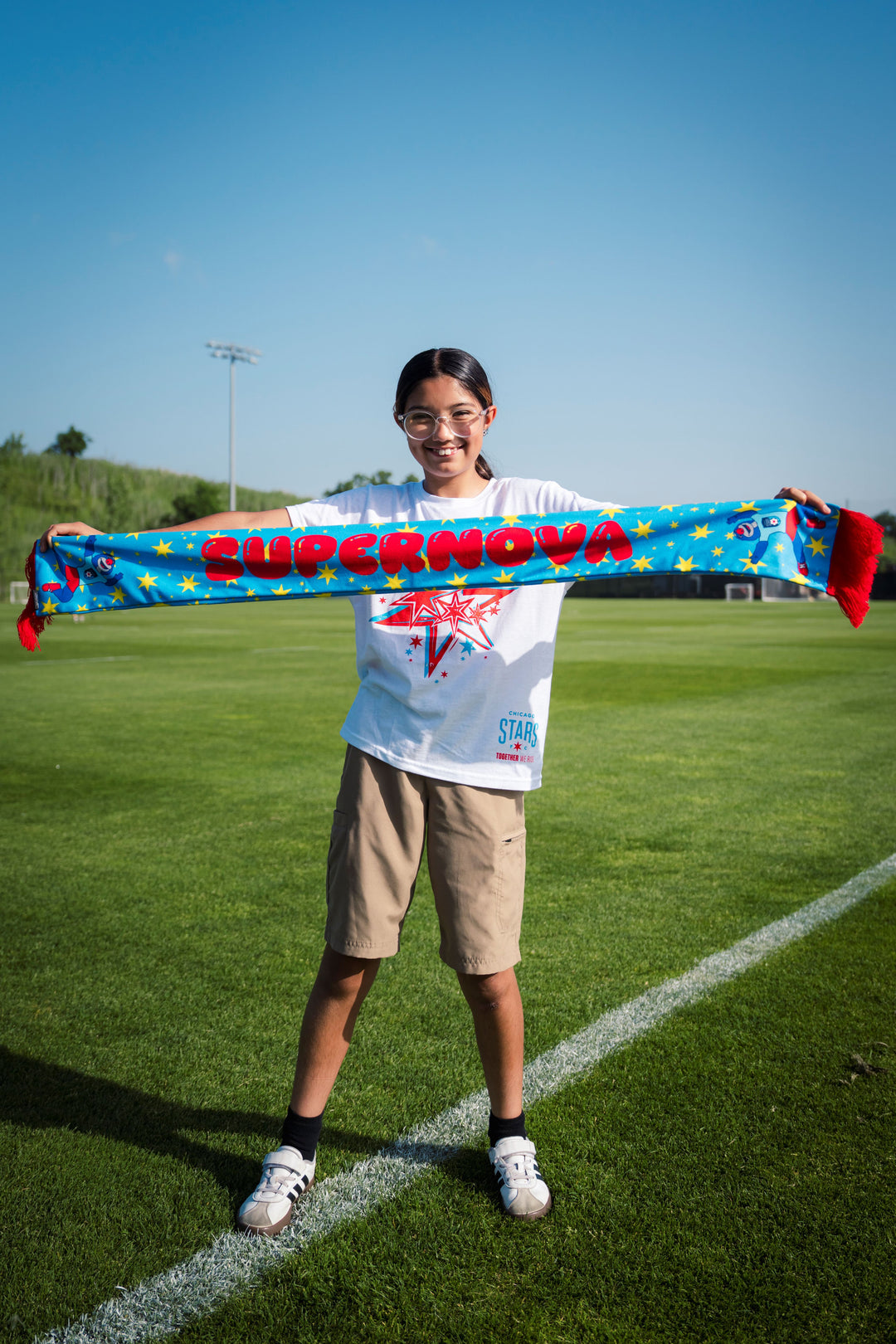 Chicago Stars FC Kids Supernova Scarf RUFFNECK