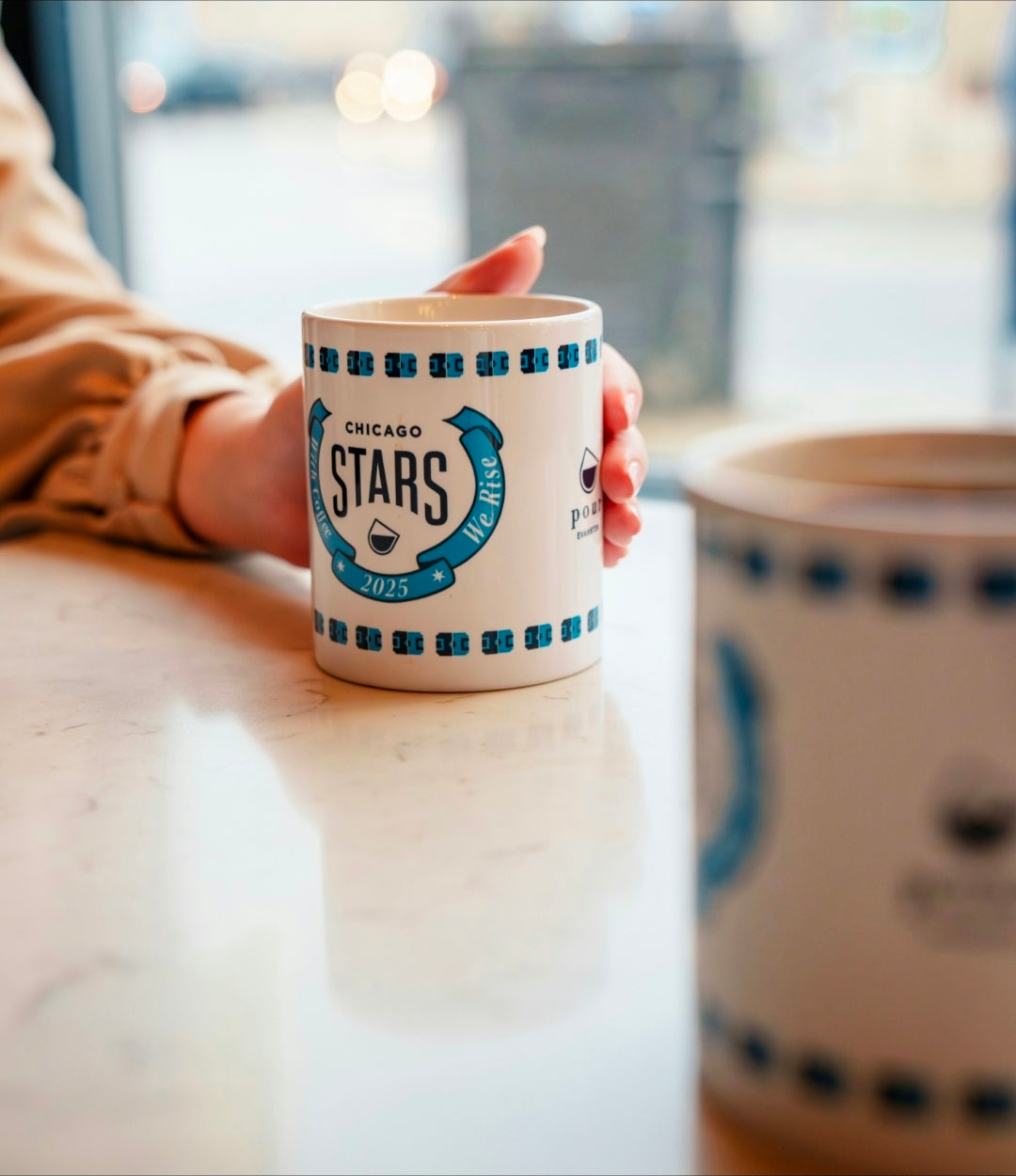 Chicago Stars X Evanston Pour Mug Novelty Chicago Stars Shop