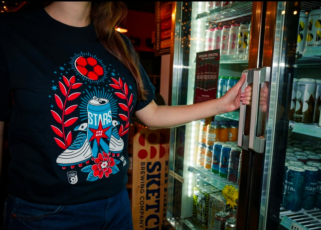 Chicago Stars X Sketchbook Brewery T-Shirt Shirts & Tops WinCraft