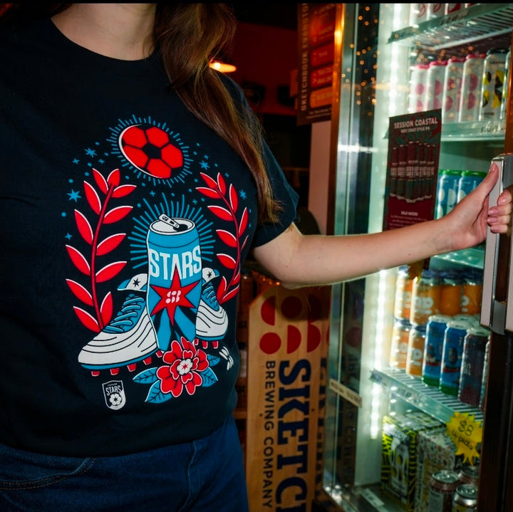 Chicago Stars X Sketchbook Brewing T-Shirt Shirts & Tops WinCraft