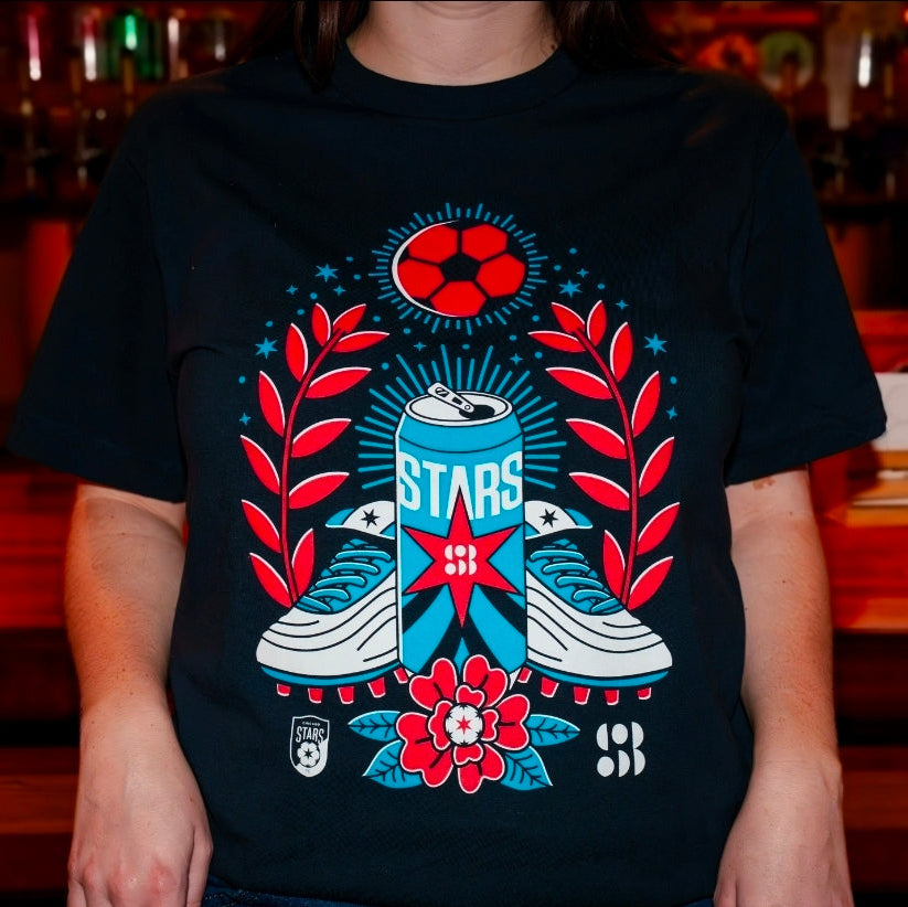 Chicago Stars X Sketchbook Brewing T-Shirt Shirts & Tops WinCraft
