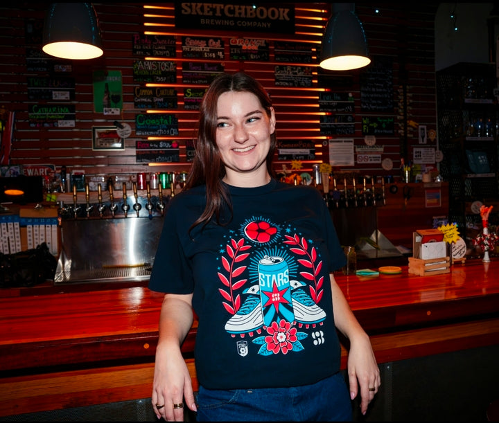 Chicago Stars X Sketchbook Brewing T-Shirt Shirts & Tops WinCraft
