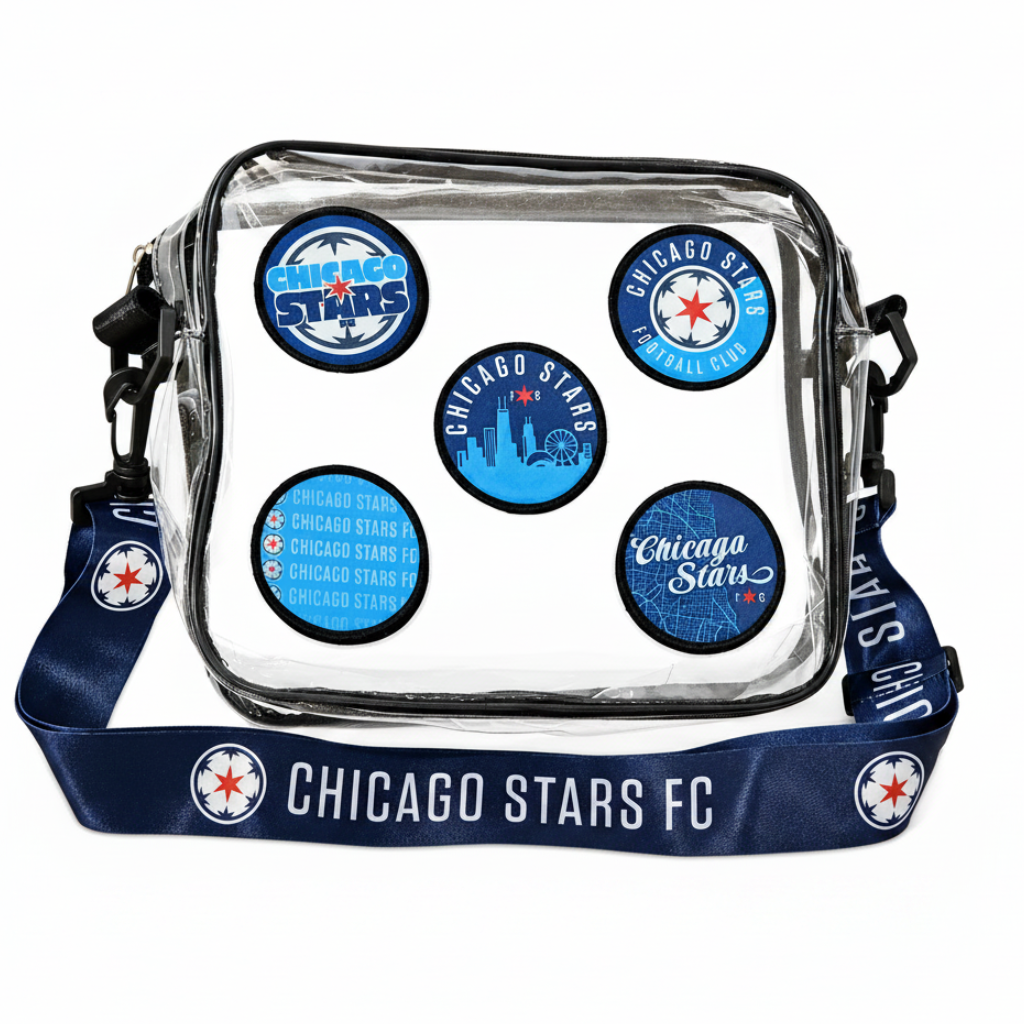 Chicago Stars Football Club Patches Crossbody Bag Accessory UNASSIGNED
