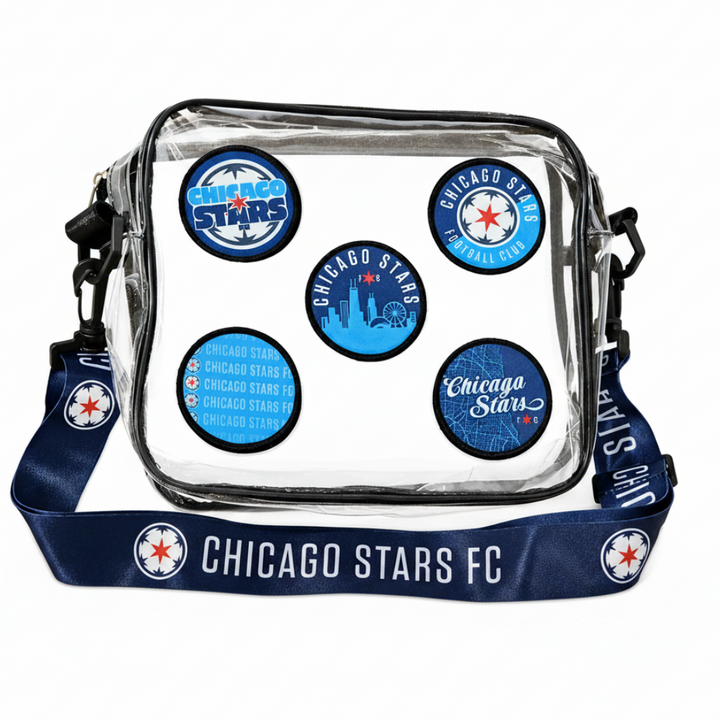 Chicago Stars Football Club Patches Crossbody Bag Accessory SKY HIGH MARKETING