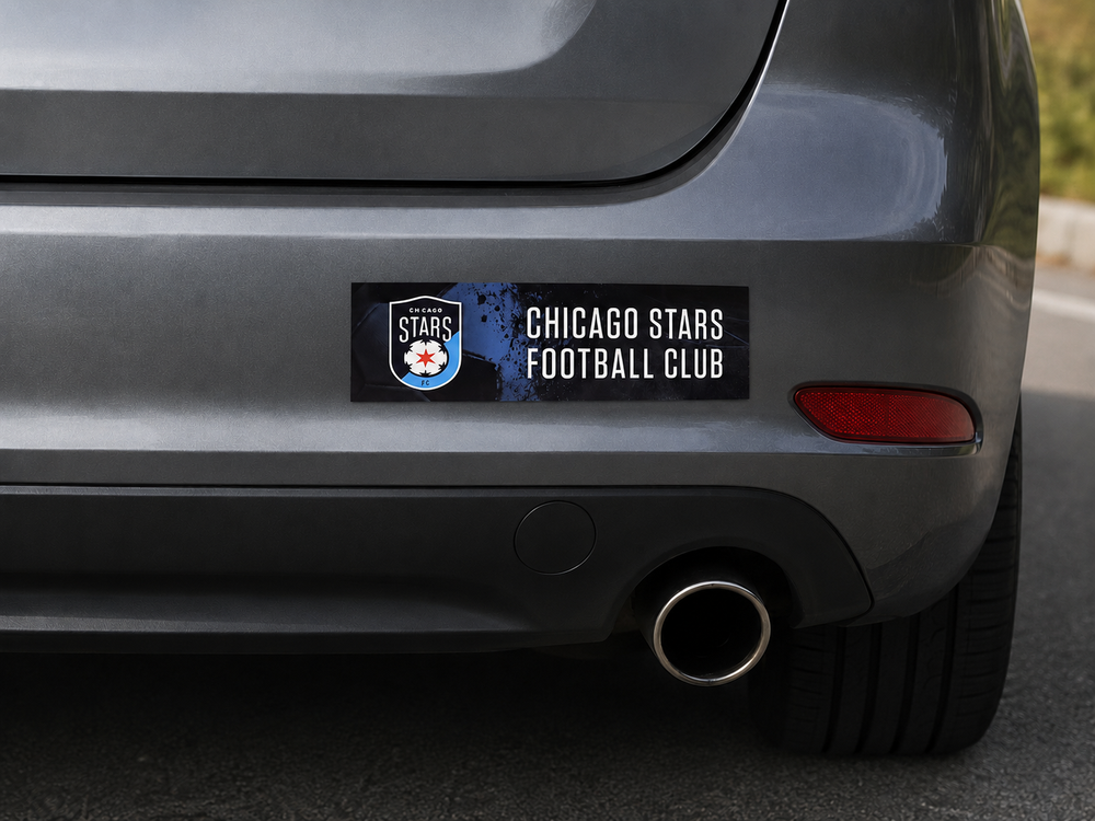 Chicago Stars Football Club Bumper Sticker Accessory RICO INDUSTRIES