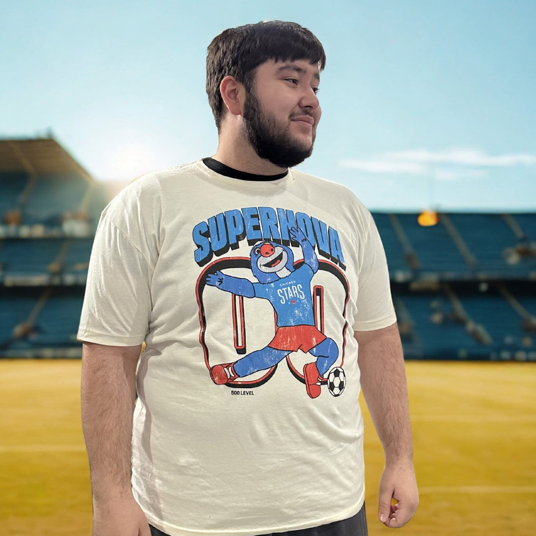 Chicago Stars FC Vintage Supernova Tee Unisex Shirts & Tops 500 LEVEL