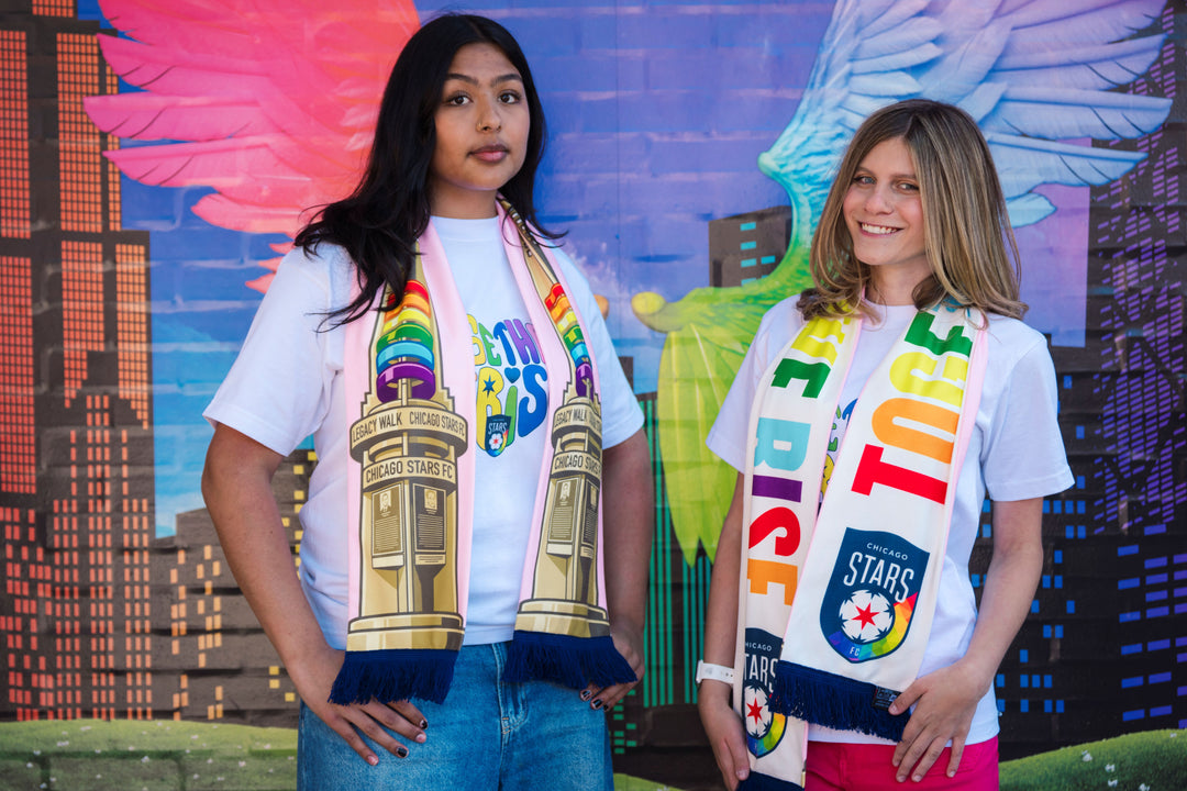 Chicago Stars FC 2026 Pride Scarf Accessory RUFFNECK WEAR