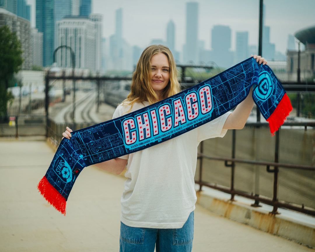 Chicago Stars FC x Chicago Fire FC Scarf Accessory Ruffneck