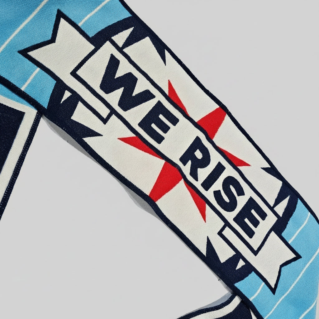 Chicago Stars FC We Rise Scarf Accessory RUFFNECK WEAR