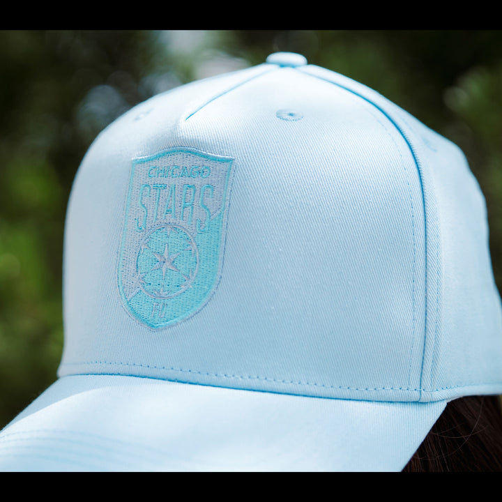 Chicago Stars FC Tonal Crest Snapback Hat Headwear SKY HIGH
