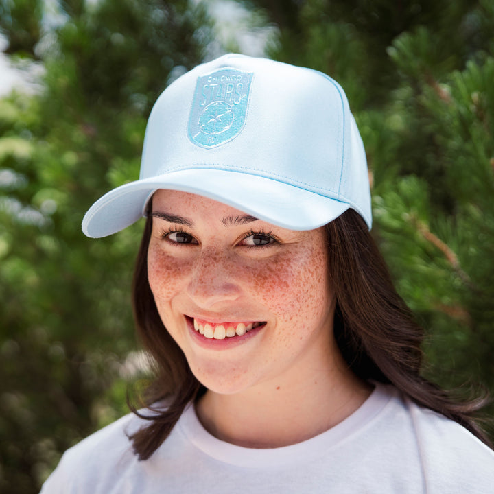 Chicago Stars FC Tonal Crest Snapback Hat Headwear SKY HIGH