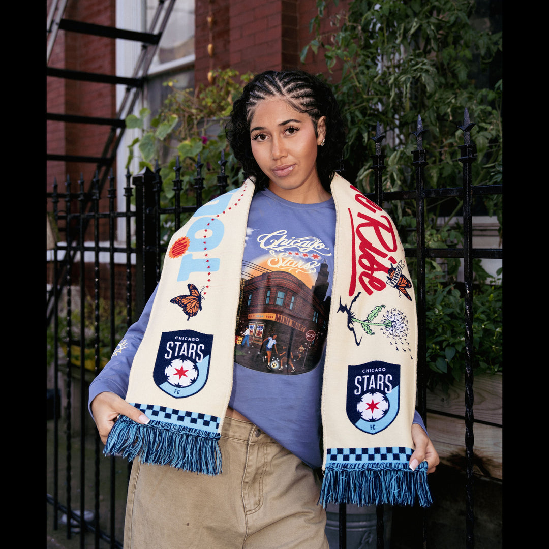 Chicago Stars FC Nuestra Cuidad Scarf Accessory RUFFNECK