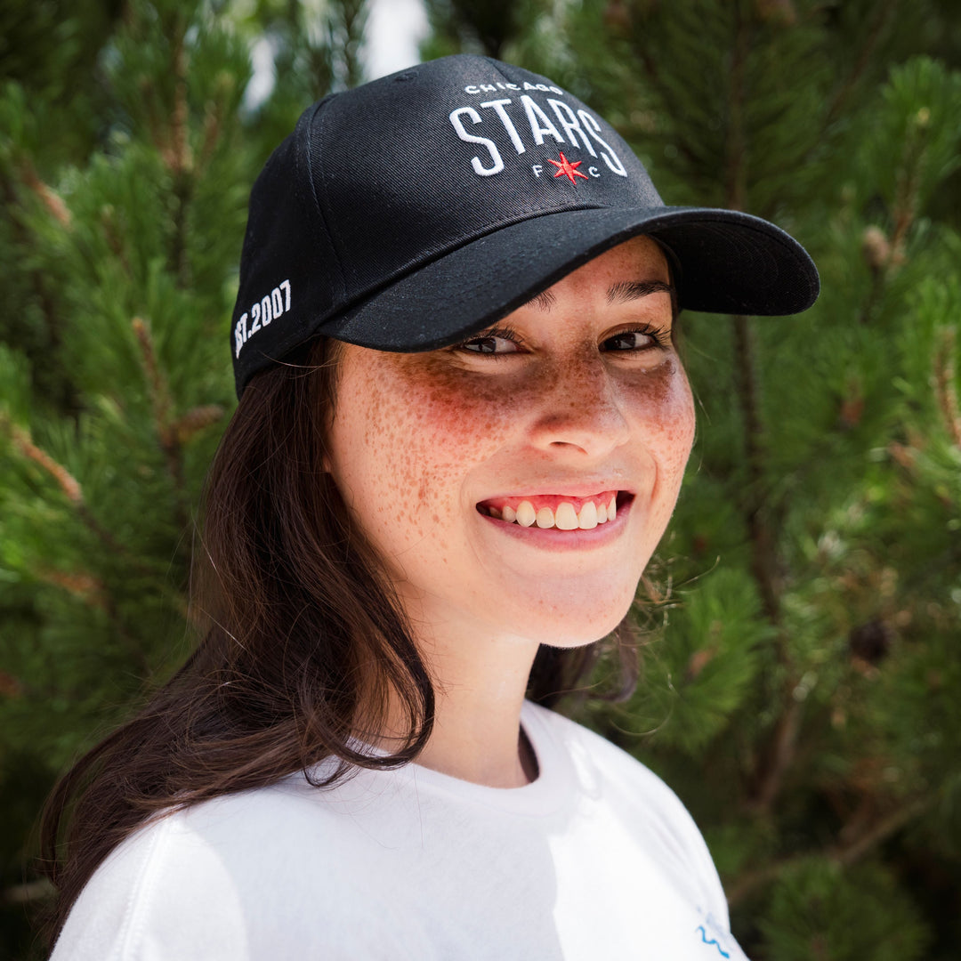 Chicago Stars FC Wordmark Dad Hat Headwear SKY HIGH