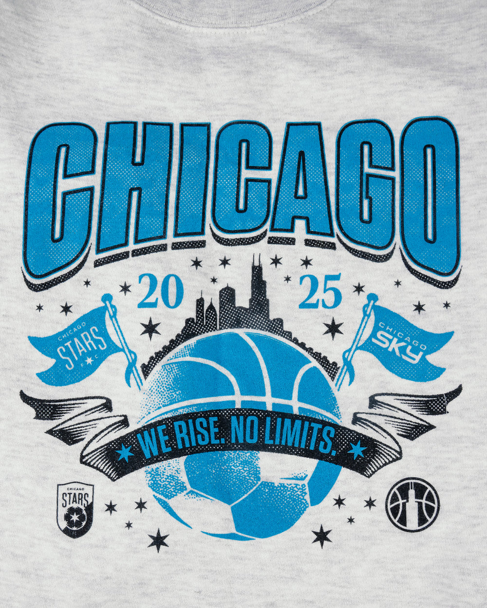 Chicago Stars FC x Chicago Sky Crew Crewneck Stadium Essentials
