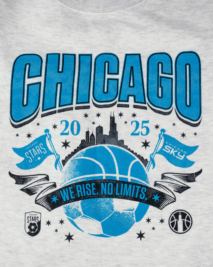 Chicago Stars FC x Chicago Sky Crew Crewneck Stadium Essentials