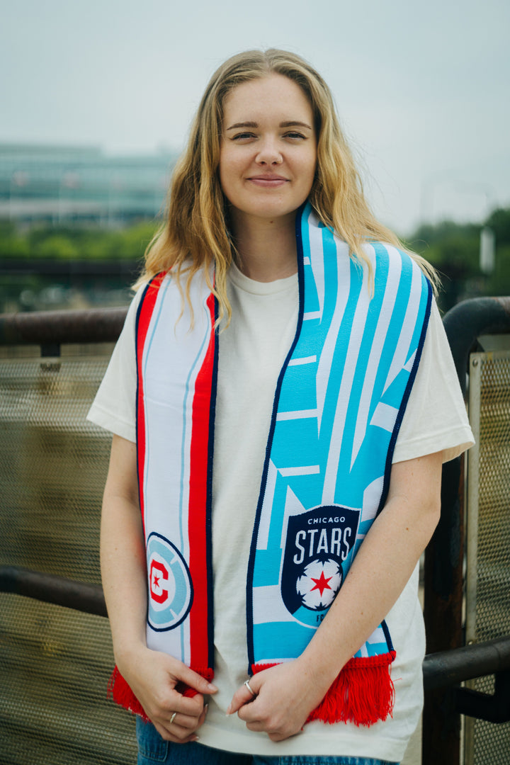 Chicago Stars FC x Chicago Fire FC Scarf Accessory Ruffneck