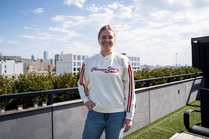 Chicago Stars FC Mock Neck Crew Crewneck Chicka D
