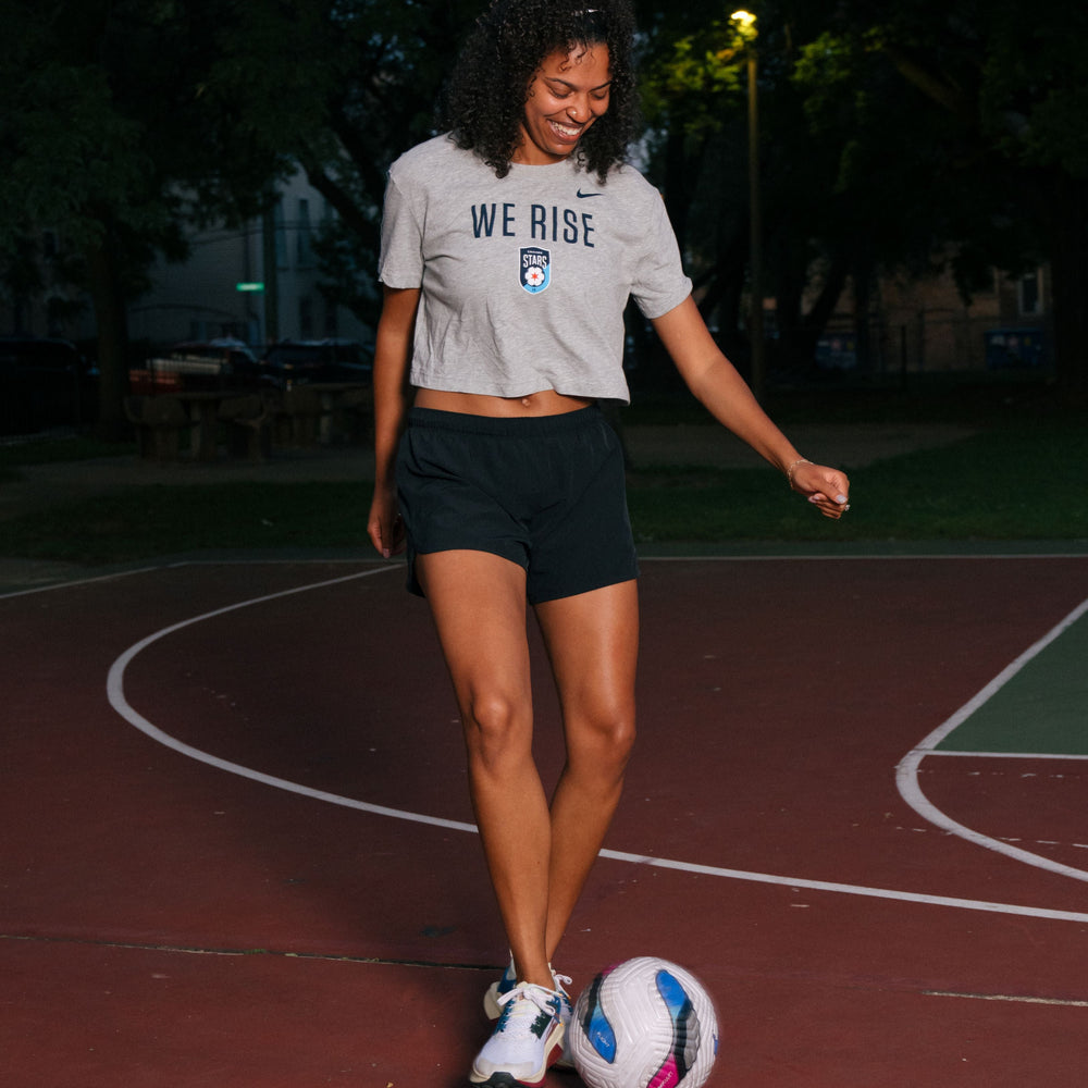 Chicago Stars FC Nike Crop Top Gray NIKE