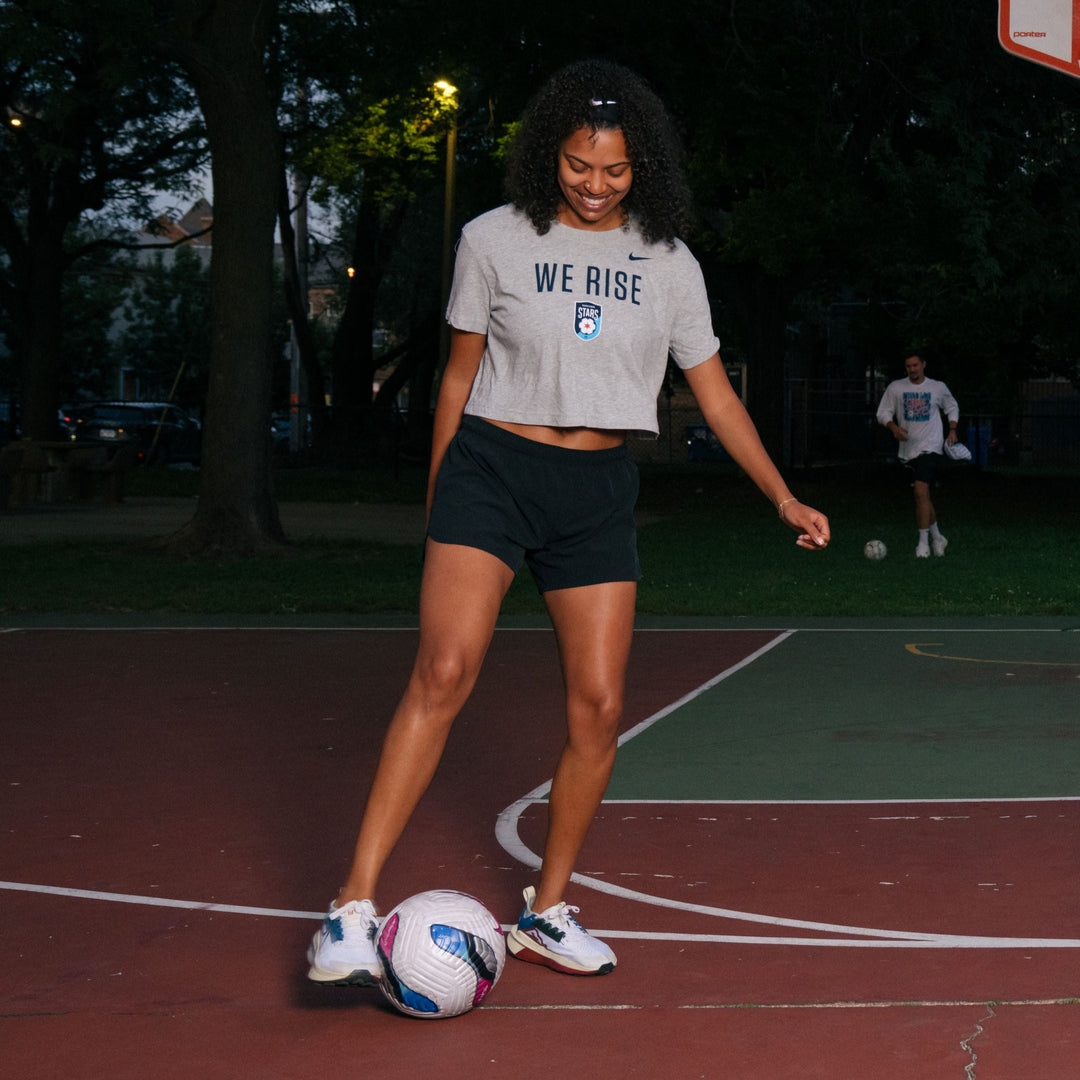 Chicago Stars FC Nike Crop Top Gray NIKE