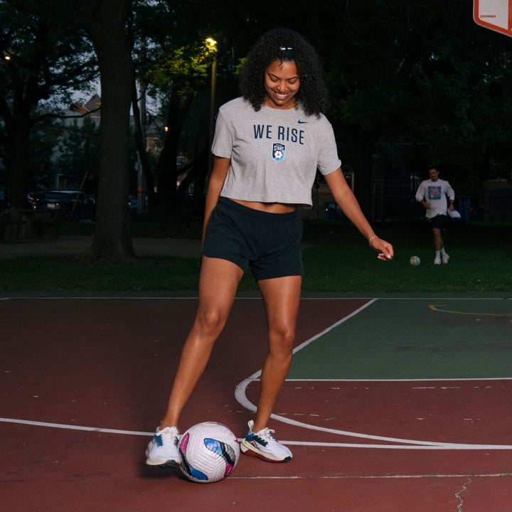 Chicago Stars FC Nike Crop Top Gray NIKE