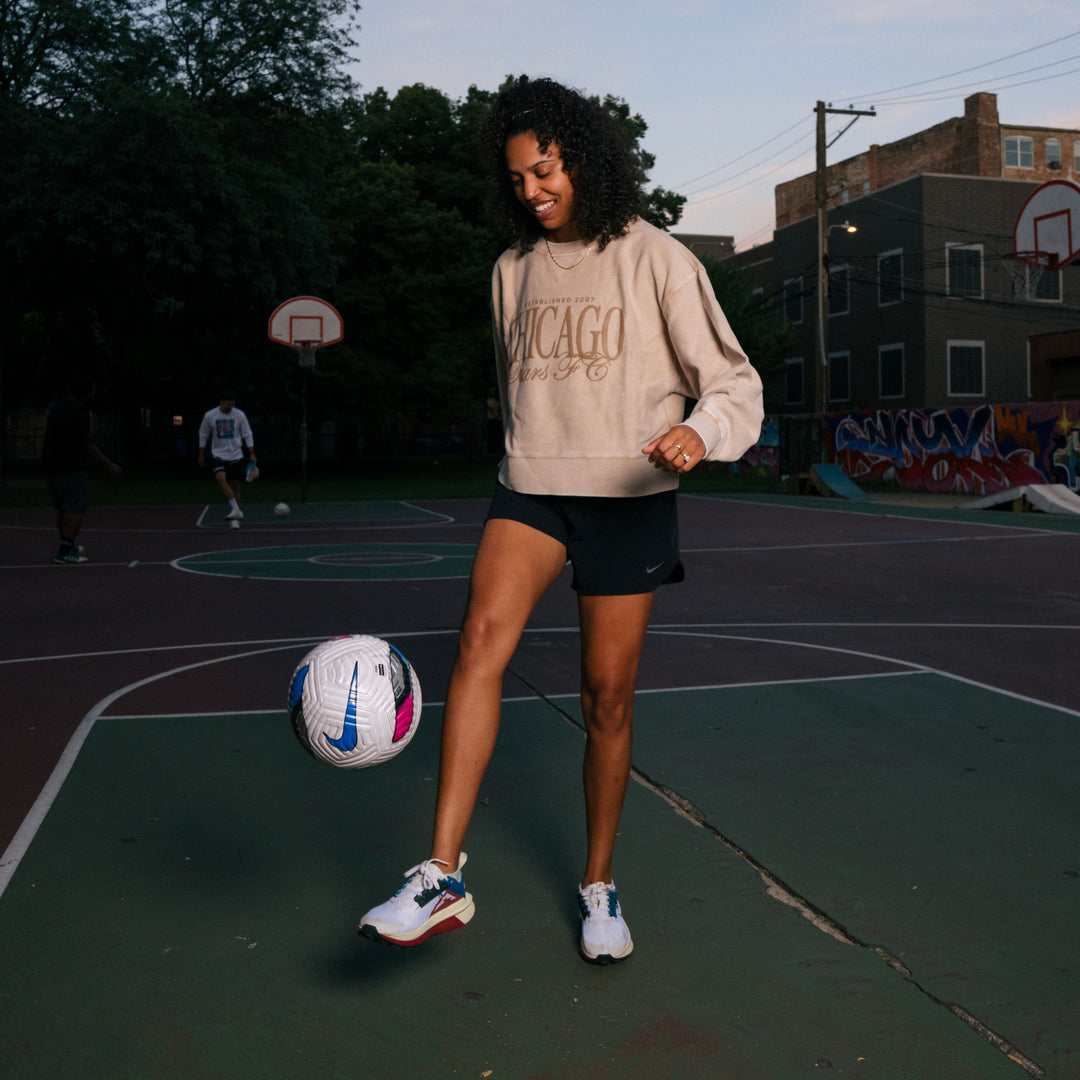 Chicago Stars FC Corded Boxy Pullover Chicka-D