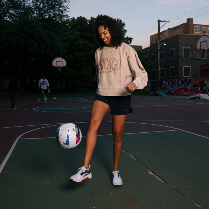 Chicago Stars FC Corded Boxy Pullover Chicka-D
