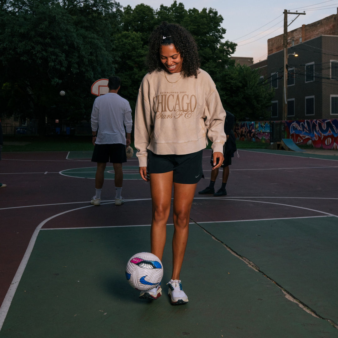 Chicago Stars FC Corded Boxy Pullover Chicka-D