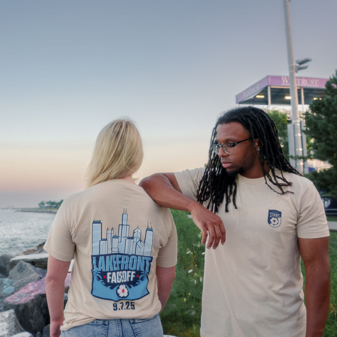Chicago Stars FC Lakefront Faceoff T-Shirt Stadium Essentials