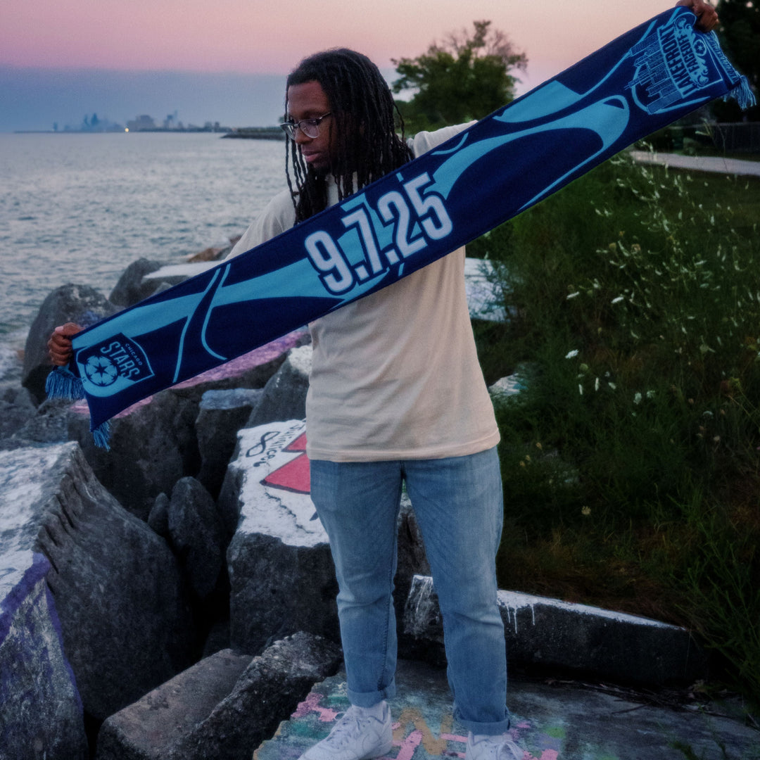 Chicago Stars FC Lakefront Faceoff Scarf Ruffneck