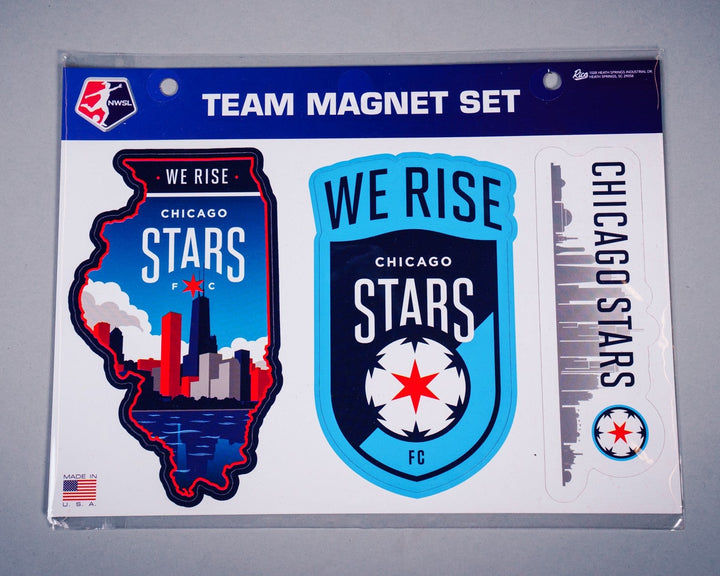 Chicago Stars FC Illinois Magnet Set Novelty RICO INDUSTRIES