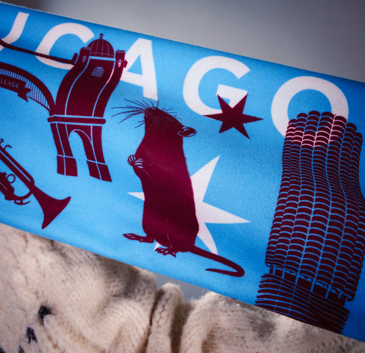 Chicago Stars FC Chicago Icons Scarf Novelty RUFFNECK