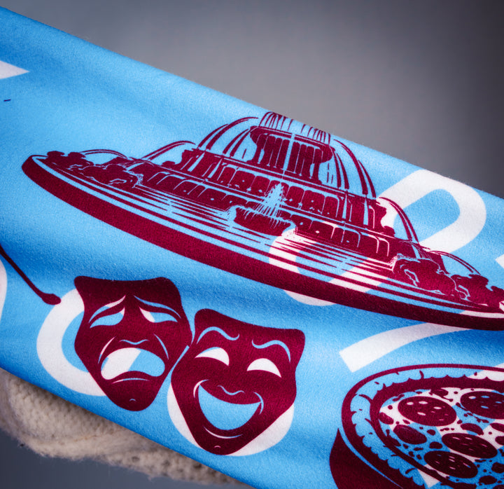 Chicago Stars FC Chicago Icons Scarf Novelty RUFFNECK