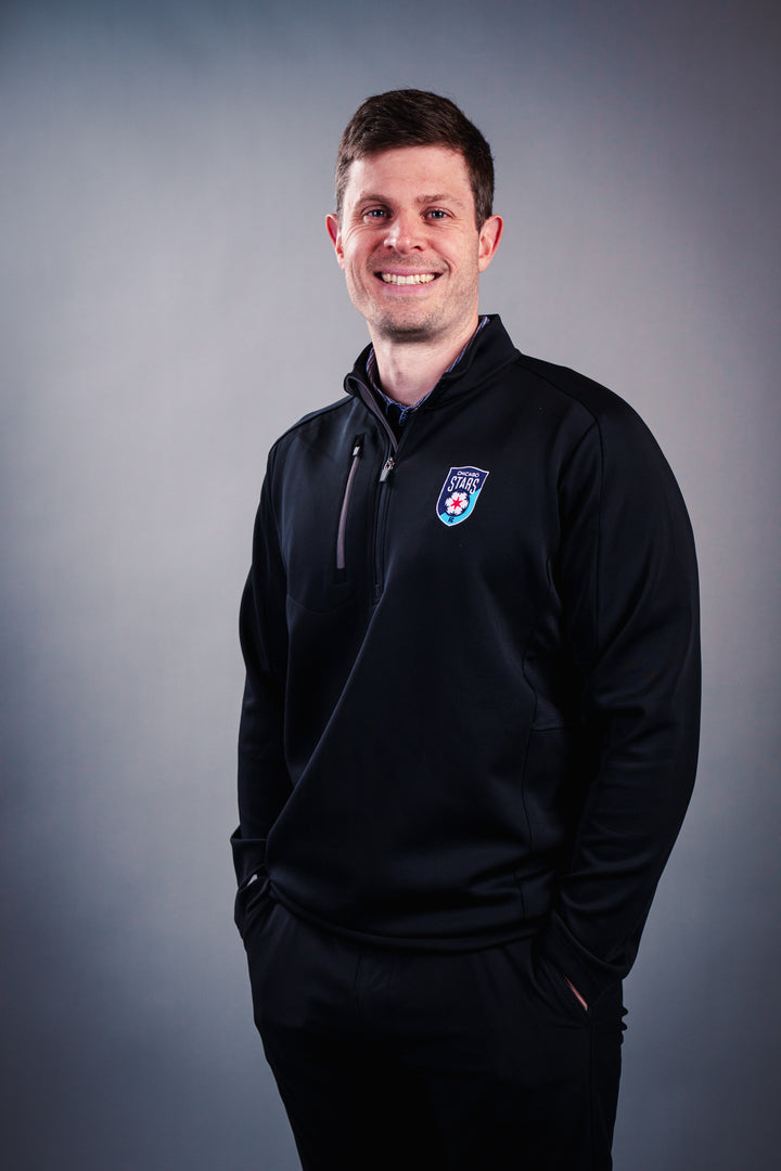 Chicago Stars FC Quarter Zip in Black Sweatshirts & Hoodies THE ANTIGUA GROUP
