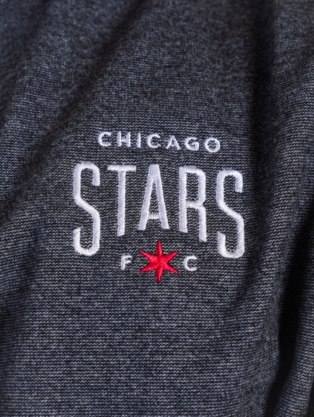 Chicago Stars FC Fleece Quarter Zip in Dark Grey Coats & Jackets THE ANTIGUA GROUP