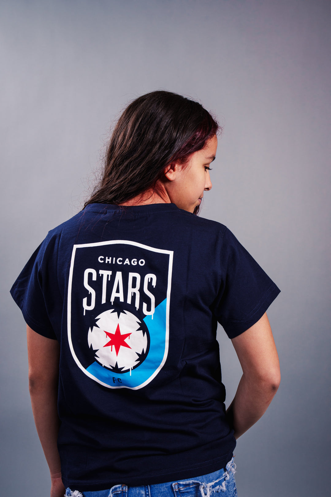 Chicago Stars FC Youth Drip Wordmark Tee Shirts & Tops Sports Design Sweden