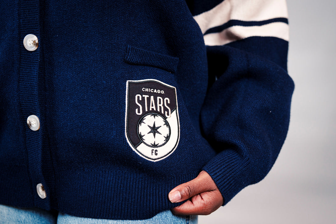 Chicago Stars FC Patchwork Cardigan Coats & Jackets PEACE COLLECTIVE