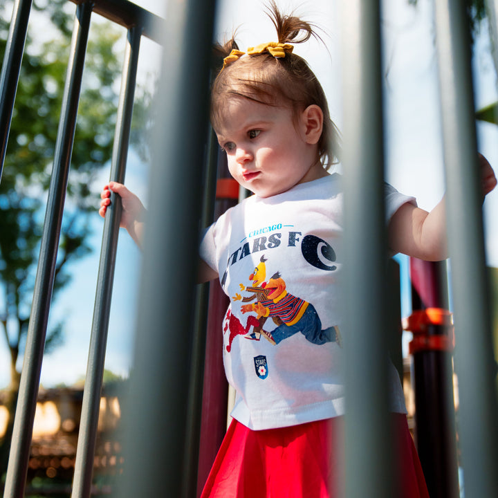 Chicago Stars FC X Sesame Street White Tee Peace Collective
