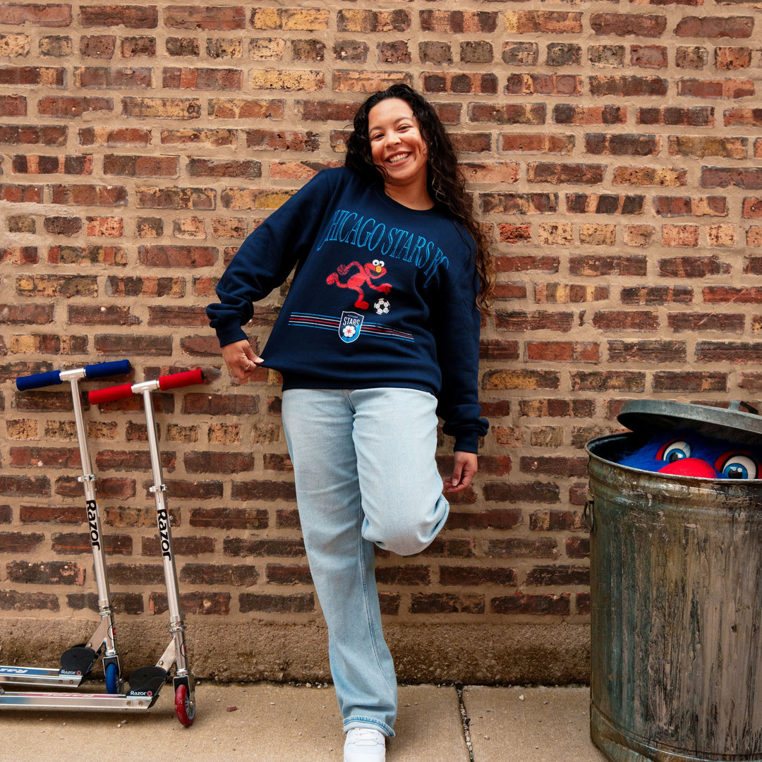 Chicago Stars FC X Sesame Street Crewneck Adult Peace Collective