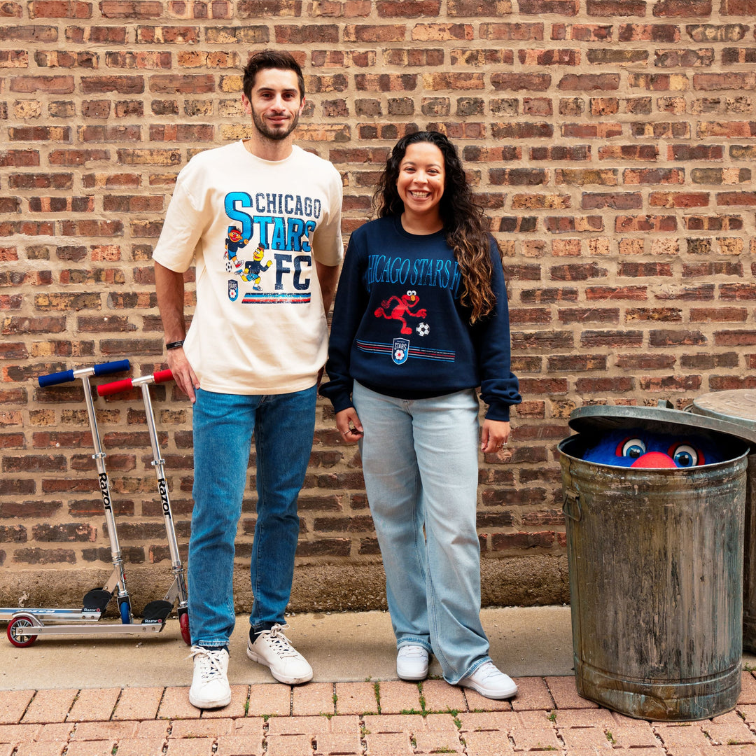 Chicago Stars FC X Sesame Street Crewneck Adult Peace Collective