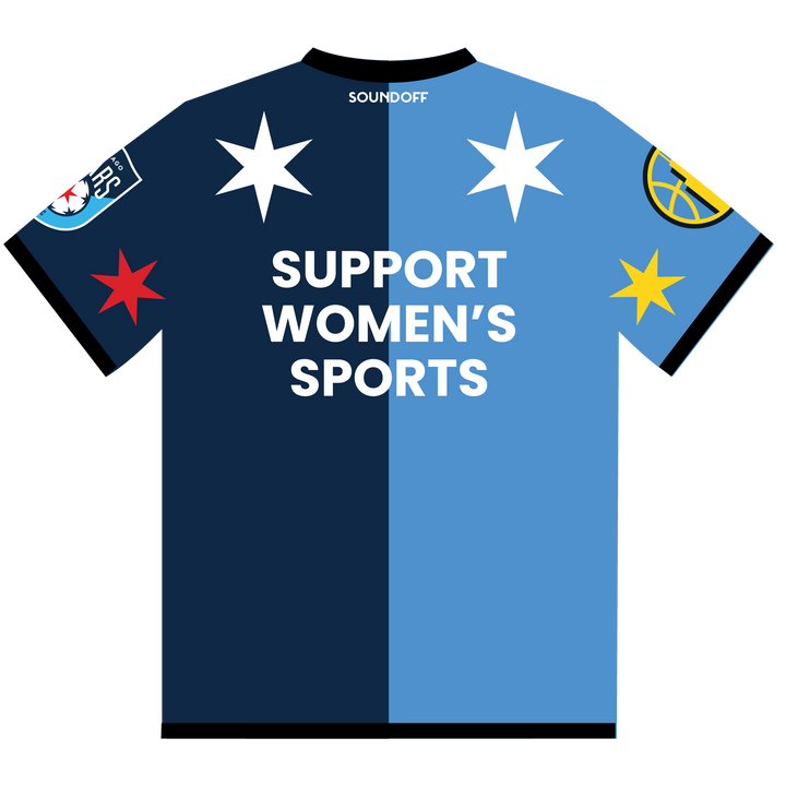Chicago Stars FC x Chicago Sky Tee Collab PRESALE Shirts & Tops SOUND OFF