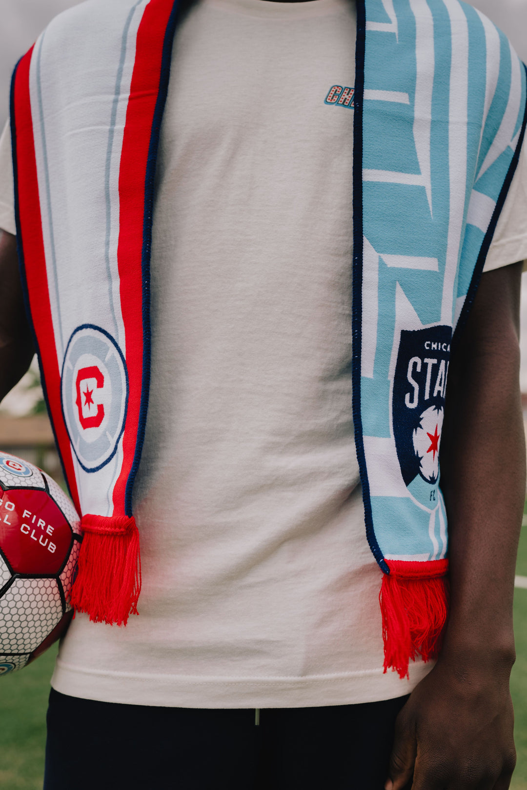 Chicago Stars FC x Chicago Fire FC Scarf Accessory Ruffneck
