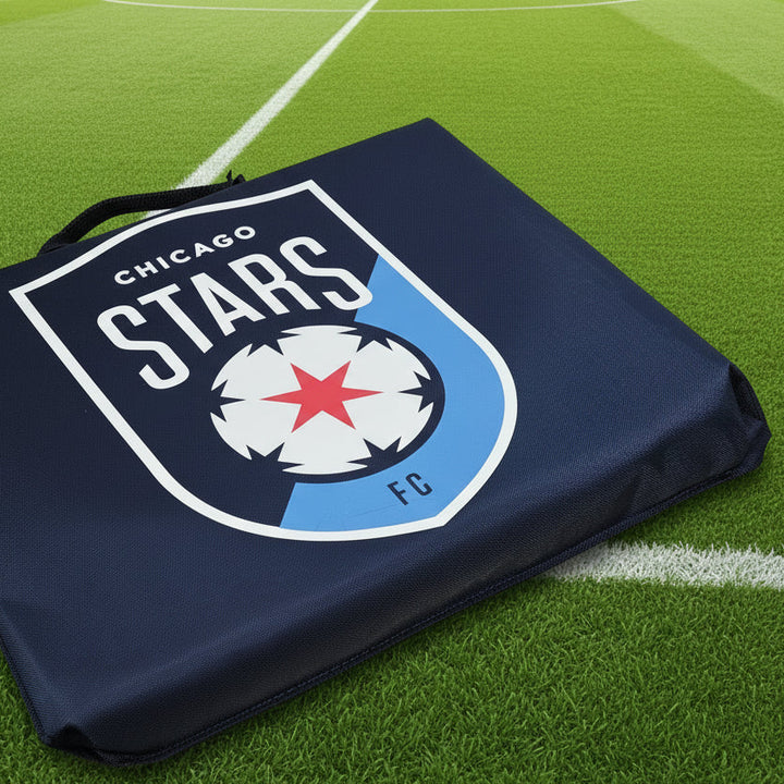 Chicago Stars FC Crest Logo Bleacher Cushion Accessory LOGO BRANDS