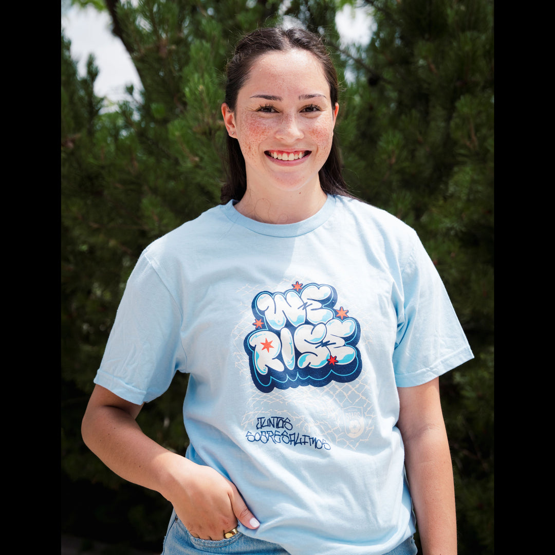 Chicago Stars FC We Rise Graffiti Art Tee Shirts & Tops SPORTS DESIGN SWEDEN