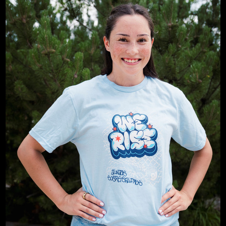 Chicago Stars FC We Rise Graffiti Art Tee Shirts & Tops SPORTS DESIGN SWEDEN