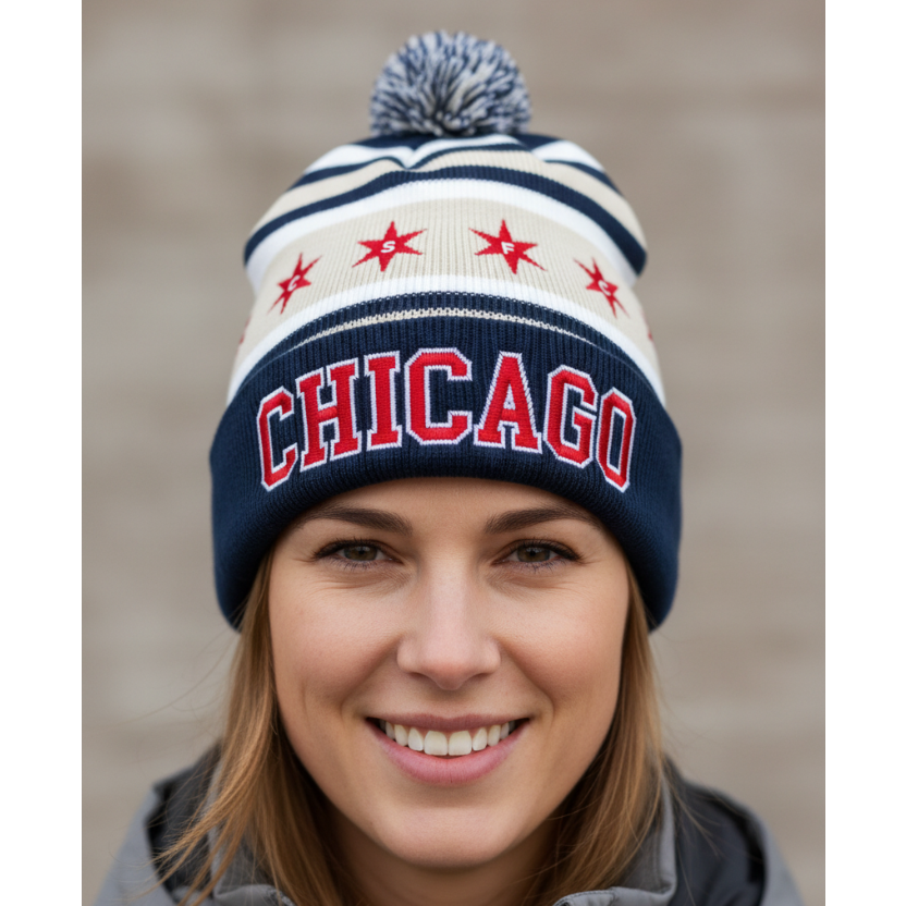Chicago Stars FC CSFC Knit Hat Headwear OFFICIAL LEAGUE