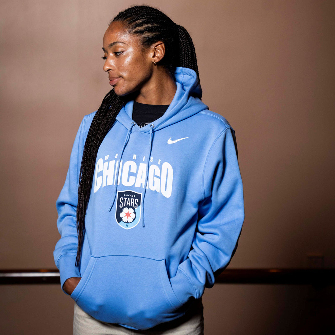 Chicago Stars FC Fleece Hoodie by Nike Coats & Jackets BRANDED CUSTOM SPORTSWEAR