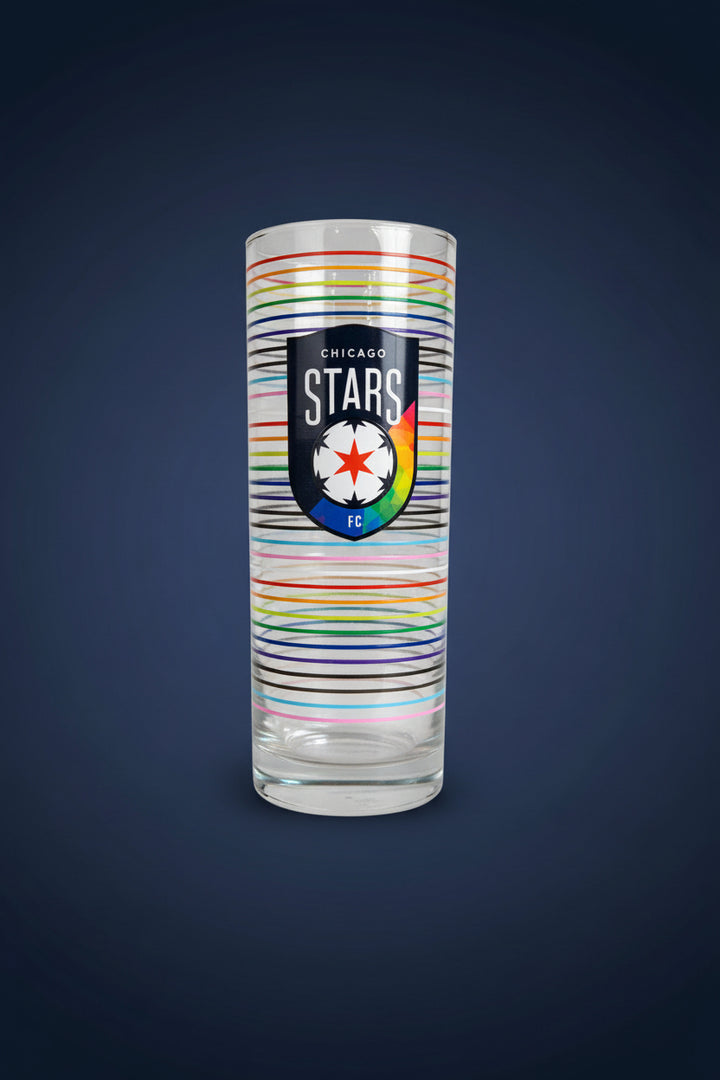 Chicago Stars FC 2026 Pride Glass Novelty RICO INDUSTRIES
