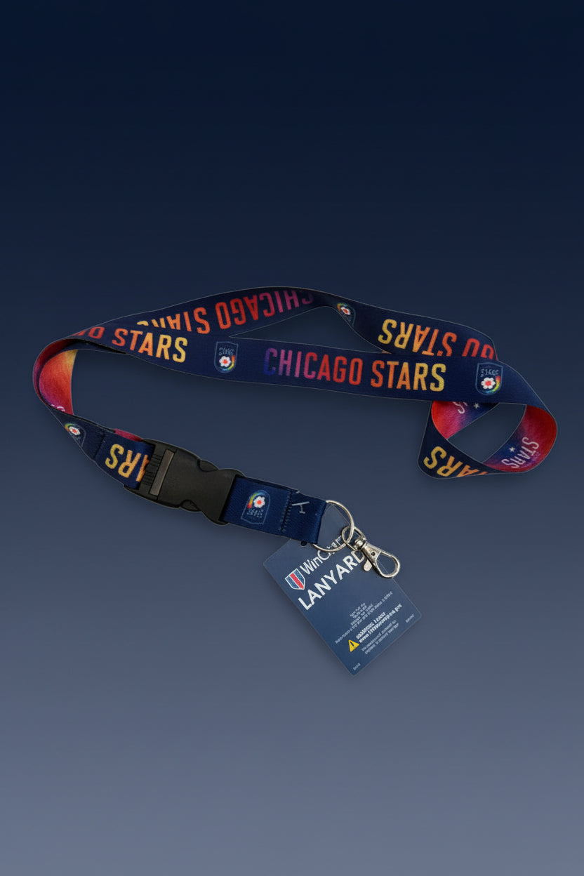 Chicago Stars FC 2026 Pride Lanyard Accessory WINCRAFT