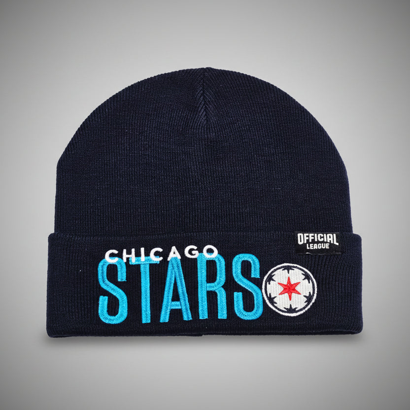 Chicago Stars FC Bold Logo Knit Headwear OFFICIAL LEAGUE